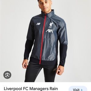 New Balance L.F.C. Managers rain jacket with hood size small